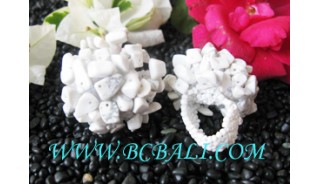 Handmade Sequines Beads Rings